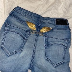 Robins light wash skinny jean